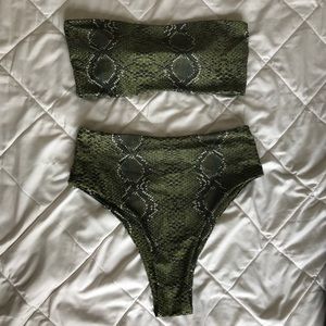 Snake skin Bathing Suit